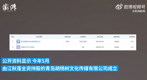 江歌媽媽成立傳媒公司，注資10萬進軍互聯網食品銷售